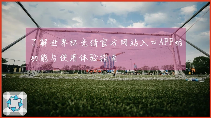 了解世界杯竞猜官方网站入口APP的功能与使用体验指南